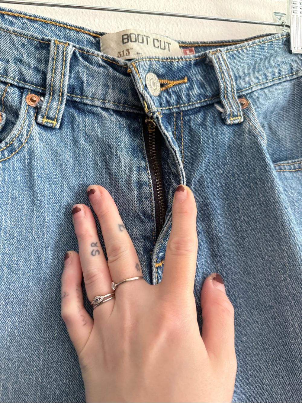 ❄️ Levi’s 515 • Classic Light Blue Bootcut Jeans • Women’s 8 M - Picture 6 of 16